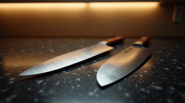 Choisir entre un couteau santoku et un couteau de chef pour optimiser vos préparations